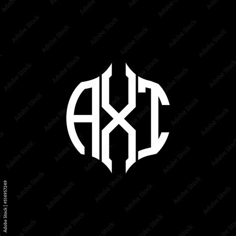 AXT letter logo. AXT best black ground vector image. AXT Monogram logo ...