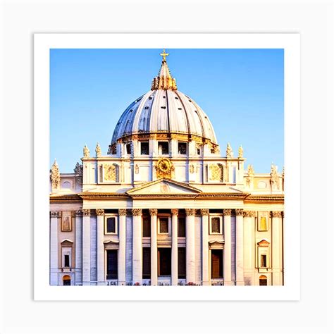 St Peter'S Basilica Art Print by MdsArts - Fy