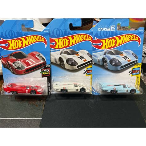 HOT WHEELS 風火輪 2018 2019 Porsche 917 LH Gulf 保時捷利曼賽車 海灣石油 蝦皮購物