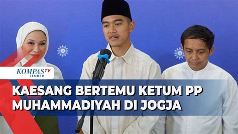 Kaesang Gelar Pertemuan Tertutup Dengan Ketum Pp Muhammadiyah Bahas