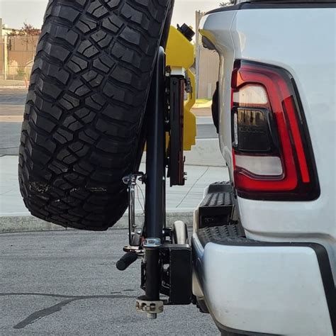 Trail Swing Hd Hitch Mounted Spare Tire Carrier Spare Tire Tire