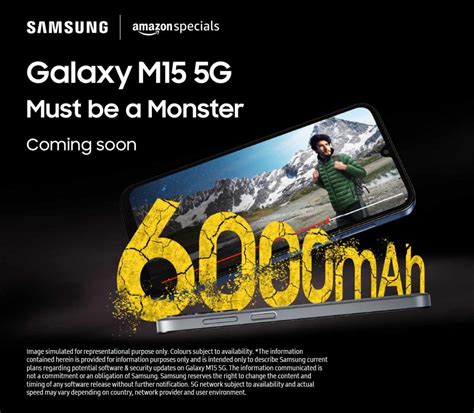 Samsung Galaxy M15 5g Teased To Launch Soon In India Features A