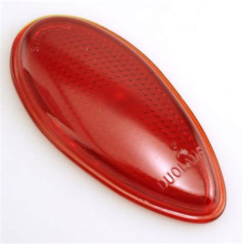 1938 1939 Ford Tail Light Lens Glass Tear Drop Lens Hot Rod Passenger