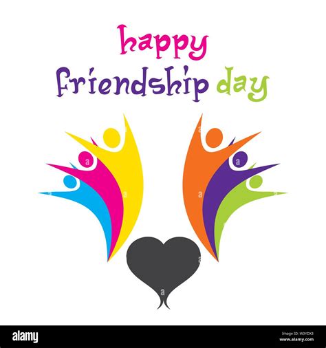 happy friendship day celebration poster design Stock Vector Image & Art ...