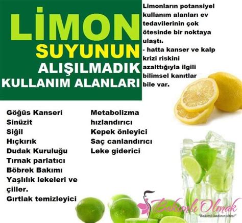 Limonun deneyipte gördünüz faydalari nelerdir KizlarSoruyor