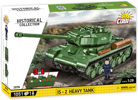 Russian Heavy Tank IS 2 COBI 2578 World War II 1 28