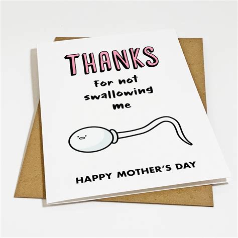 Rude Mothers Day Card Funny Mothers Day Card Sarcastic Etsy