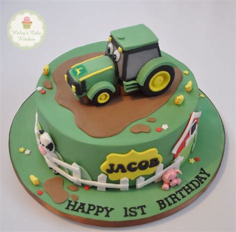 John Deere Tractor Cake Tristan S Cake Pinterest Cake Tractor