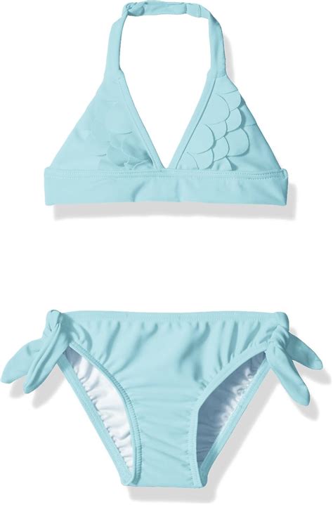 Seafolly Little Girls Mermaidia Trikini Niña Niña Juguete Para El