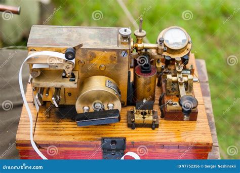 Old Telegraph Stock Photo Image Of Telegraphic Receiver 97752356