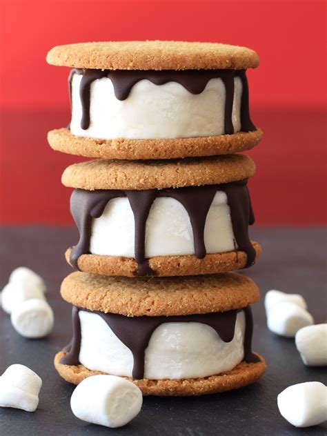 S Mores Ice Cream Sandwiches Recipe Dairy Free