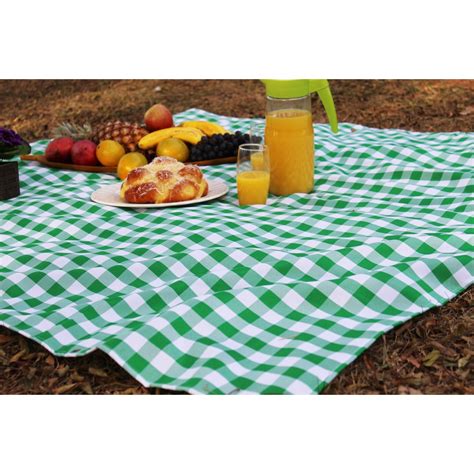 Toalha De Mesa Xadrez Retangular 6 Lugares Para Picnic 2 00x1 45m