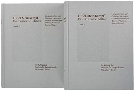 Hitler Mein Kampf Eine Kritische Edition 2 Bände By Hartmann