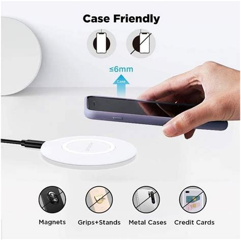 Fast 15w Wireless Charger For Motorola Moto G Stylus 5g 2024 Charging Pad Slim Quick Charge