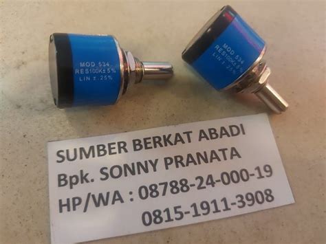 Jual Potensiometer Precision Vishay Spectrol K Ohm X Putaran Asli