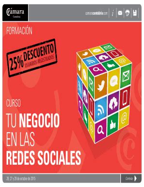 Completable En L Nea Tu Negocio En Las Redes Sociales C Mara De