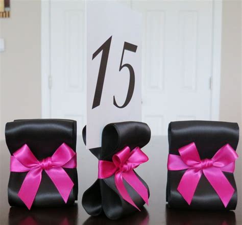 Table Number Holders Wedding Decor Set of Ten by ReservedSeating