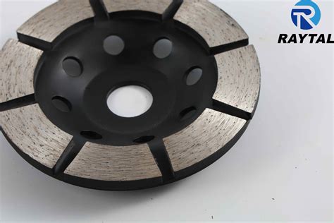 Single Row Heavy Duty Diamond Grinding Wheel For Concrete Granite