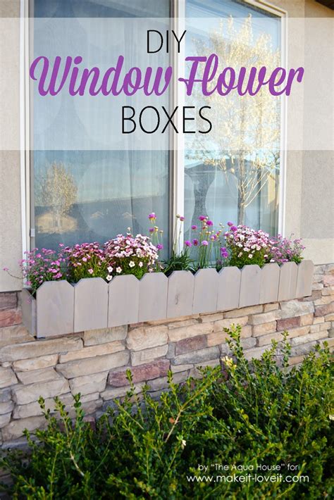 DIY Window Flower Boxes | Make It and Love It