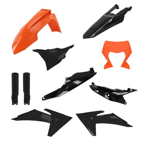 Iplastix Plastic Kit Ktm Exc Excf Orange Black Rival Ink Design Co