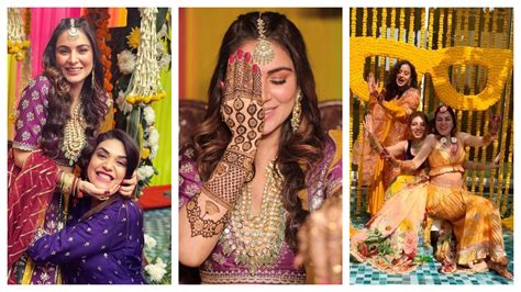 Kundali Bhagyas Shraddha Arya Looks Gorgeous At Her Mehndi Haldi