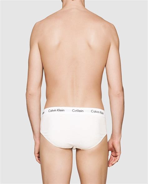 Pack Tres Slips De Hombre Calvin Klein Blancos Slips Calvin Klein