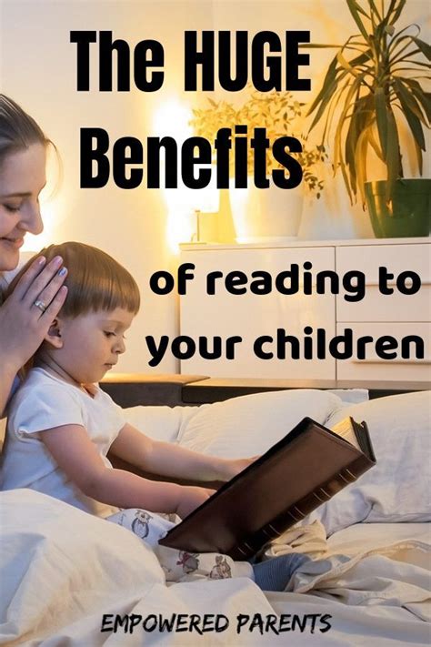 The Huge Benefits Of Reading To Children Early Reading Activities