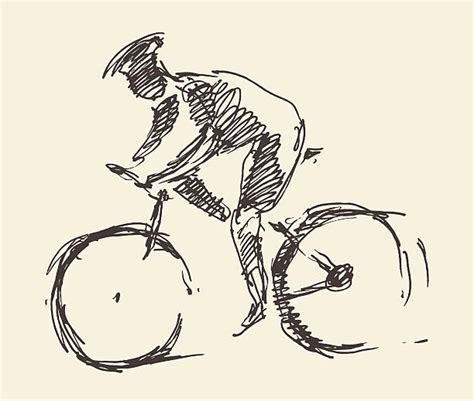 Cycling Bicycle Pencil Drawing Cyclist ... Bicycle Sketch, Bicycle ...