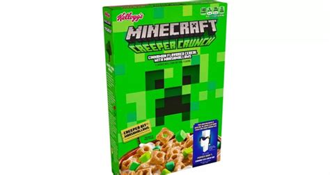 Des céréales Minecraft Creeper Crunch de la marque Kellogs Minecraft fr