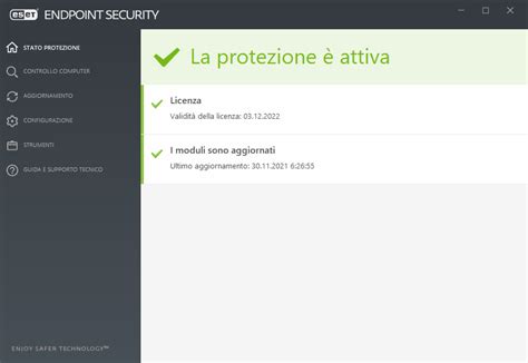 L Interfaccia Utente Eset Endpoint Security Guida On Line Eset