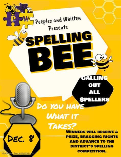 Spelling Bee Postermywall