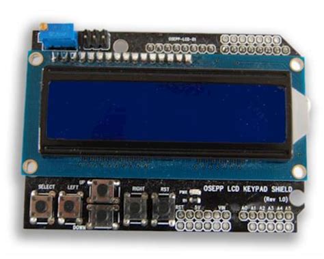 Osepp X Lcd Display Keypad Shield Arduino Ose X Shd Hobbytown