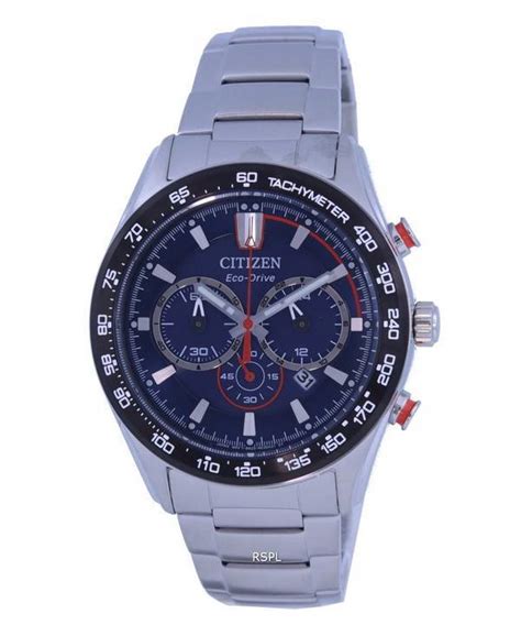 Citizen Aviator Chronograph Blue Dial Eco Drive Ca L M Men S