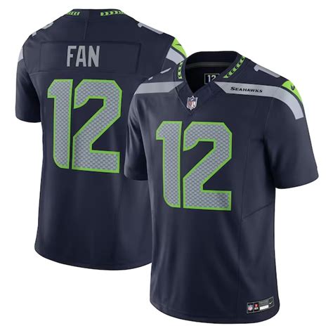 12th Fan Seattle Seahawks Navy Vapor FUSE Limited Jersey