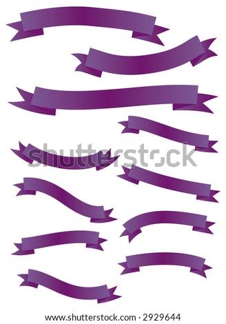 Purple Banner Set Stock Vector Illustration 2929644 : Shutterstock