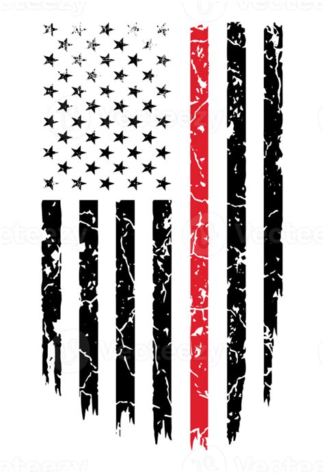 American Flag Thin Red Line Png 21436838 PNG