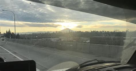 A View Of Mt Rainier From The Seat Of My Office Yesterday Album On Imgur