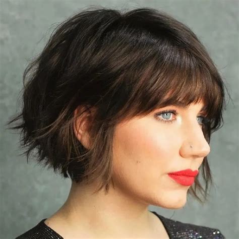 Chic And Edgy 20 Ways To Embrace The Micro Bob With Bangs For A Bold