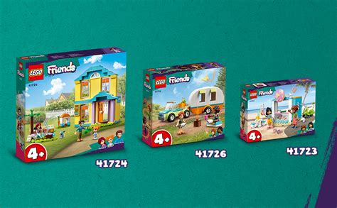 Lego Set De Juguetes De Construccion Friends 41723 Tienda De Donas 63 Piezas Mx