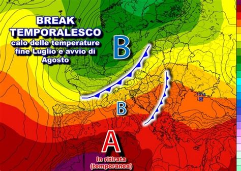 Meteo Crollano Le Temperature Forti Temporali In Arrivo Allarme