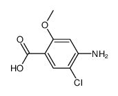 4 Amino 5 Chloro 2 Methoxybenzoic Acid CAS 21386 95 8 Chemsrc