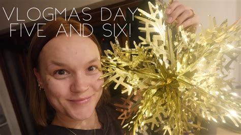 VLOGMAS DAYS FIVE AND SIX Deep Chats A Visit From Santa Sickness