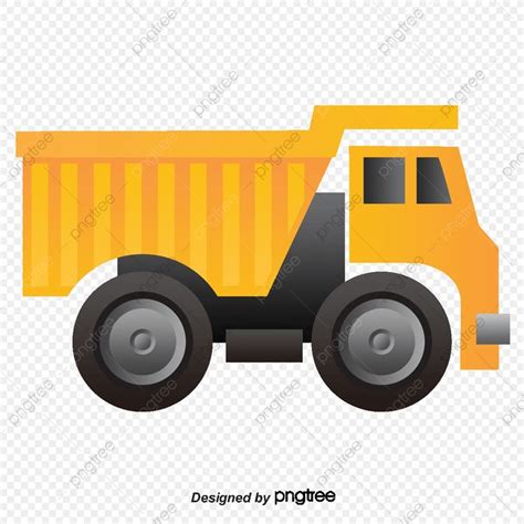 Construction Vehicles PNG Transparent, Muck Truck Yellow Construction ...