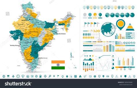 238 India map city name Images, Stock Photos & Vectors | Shutterstock