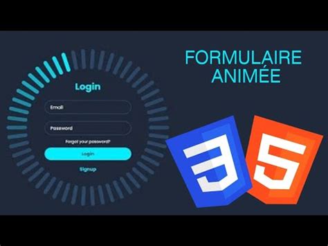 Comment Faire Un Formulaire De Connexion Login Form Anim En Css