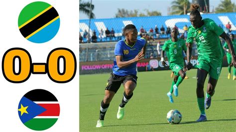 Tanzania Vs South Sudan 0 0 Mechi Ya Kufuzu AFCON Leo YouTube