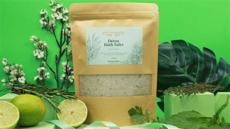Detox Himalayan Bath Salts for Acne, Skin & Body 500g - Vivnaturelle