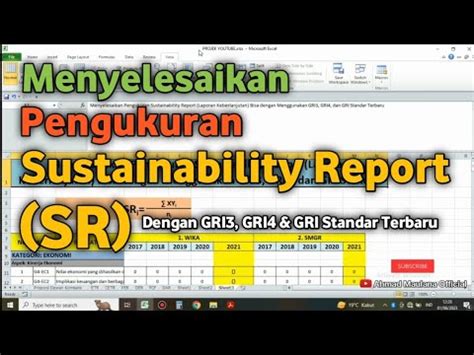 Rasio Sustainability Report Sr Dan Contoh Analisisnya Dengan Gri