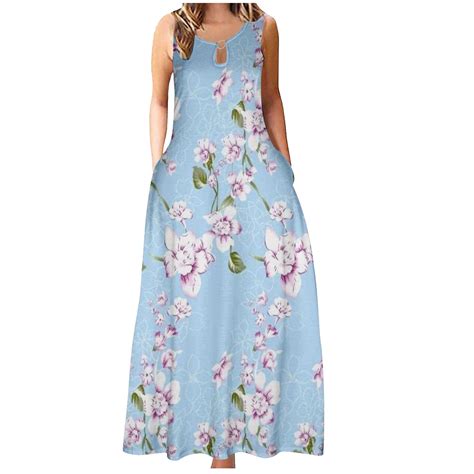 Cobkk Maxi Dresses For Women 2024 Plus Size Clearance Womens