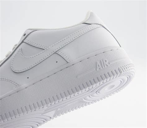 Nike Air Force 1 Boys Trainers White Hers Trainers